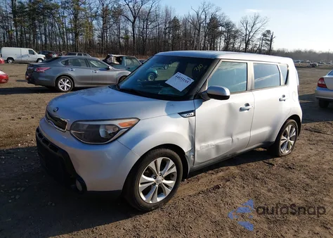 2016 Kia Soul + from USA, damaged, VIN KNDJP3A56G7823805